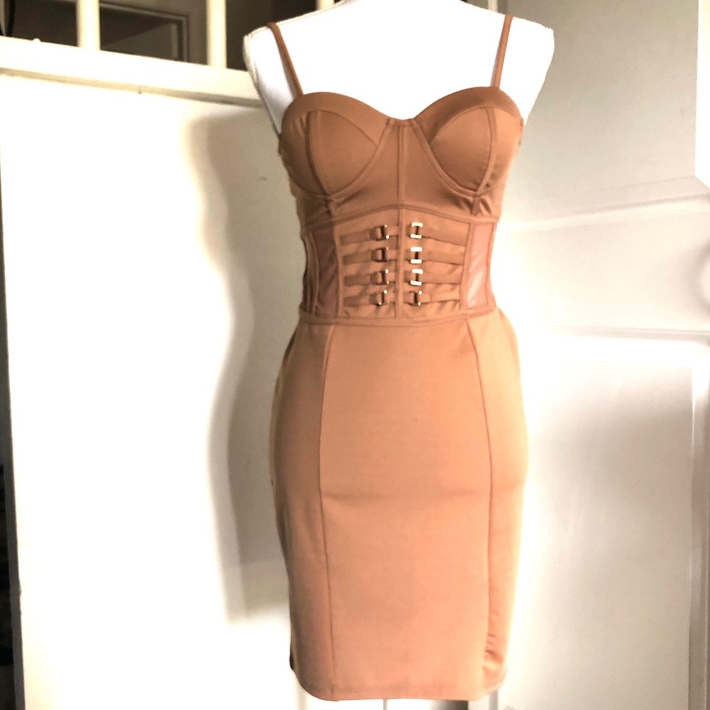 Charlotte Russe | Nude Bodycon Dress
